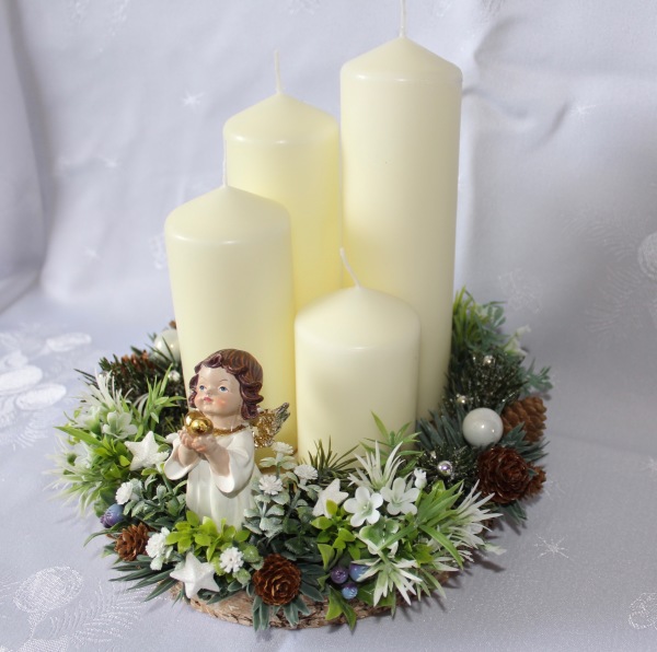 Adventní svícen s Andělem - Image 3